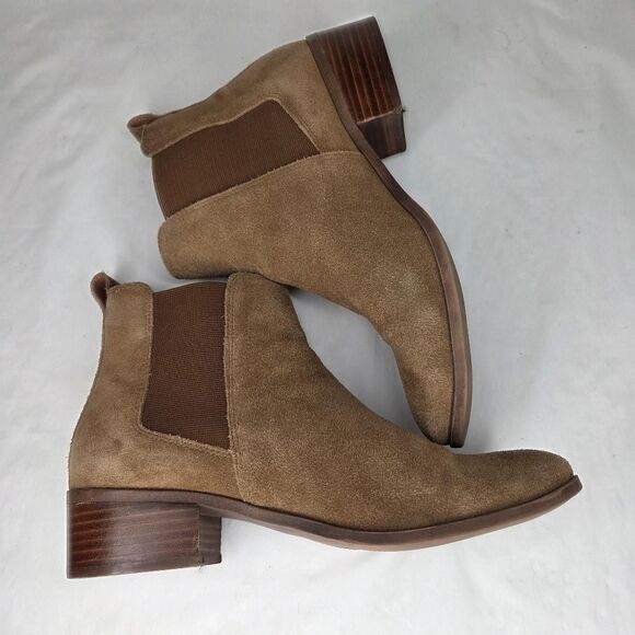 Steve Madden Women's Dover Ankle Boot Cognac Suede Size 9.5 - Picture 4 of 8